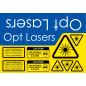 Set of CNC Laser Stickers