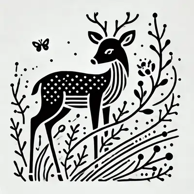 Kevätkauris-kuvitus