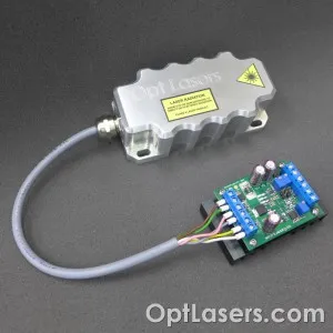 the laser module with the diode driver