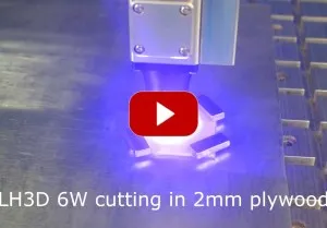 Comparison of Laser Cutting Different Thicknesses of Plywood with PLH3D-6W-XF+ Laser Cutter and Engraver