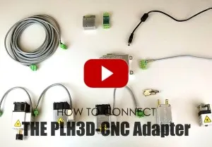 How the PLH3D-CNC Adapter allows easy connection of the laser cutter and engraver to any CNC machine