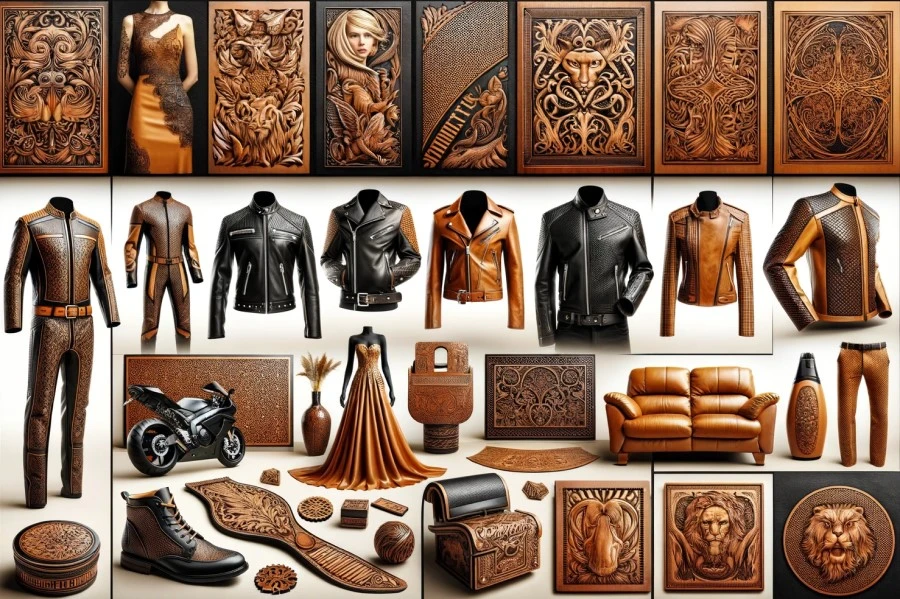 Leather Products Made with a Decent Leather Laser Engraver
