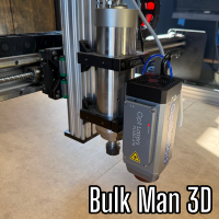 XT8 laser head mounted on Bulkman3d CNC machine