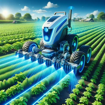 Blue Lasers for Agriculture and Biosciences