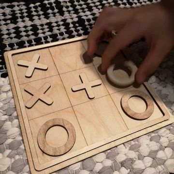 Laser-made Wood Puzzle