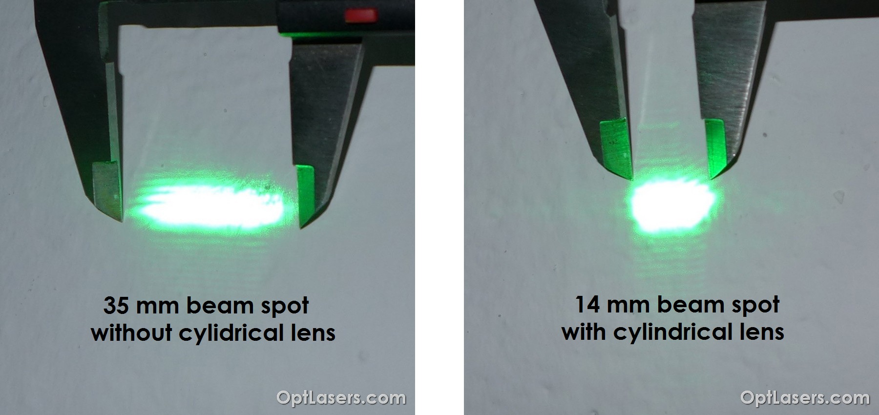 the cylindrical lenses for a green laser 2